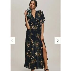 Reformation Winslow Mademoiselle Floral Maxi Dress Size M